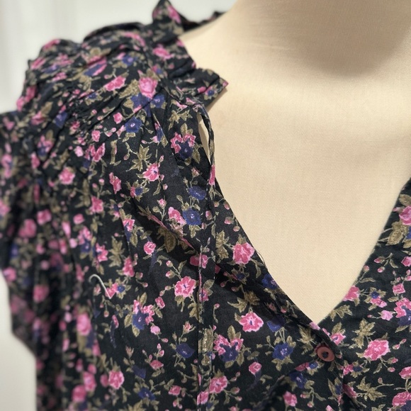 Free People Meant To Be Smocked Blouse - Picture 3 of 6